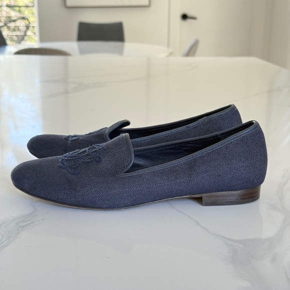 Lauren Ralph Lauren Coleena III Embroidered Loafers — Size 8.5B - Picture 7 of 7